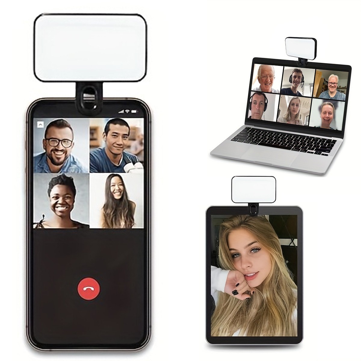 Photography Lighting Options - Clip-On Mobile Phone Fill Light for