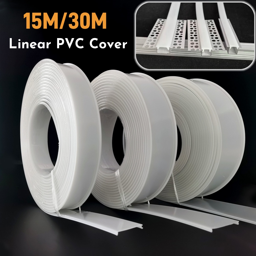 Diffusion Material Roll - 15m/30m Black/White LED Aluminum Profile Diffuser