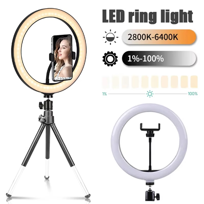 Macro Photography Led Lighting - 10 inch Selfie Ring Light Photography