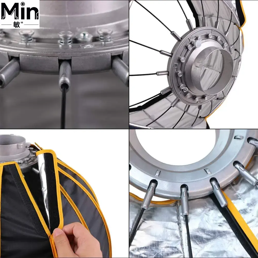 Parabolic Umbrella Deep - 35inch 90cm Quick Set-up Folding Deep