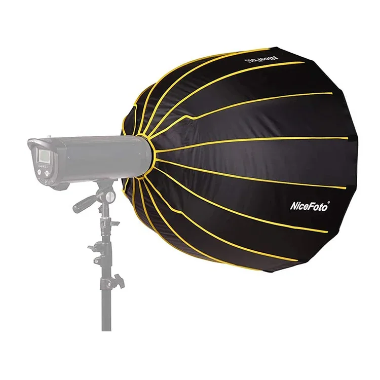 Parabolic Umbrella Deep - NiceFoto LED 35inch/90cm Quick Set-up Folding