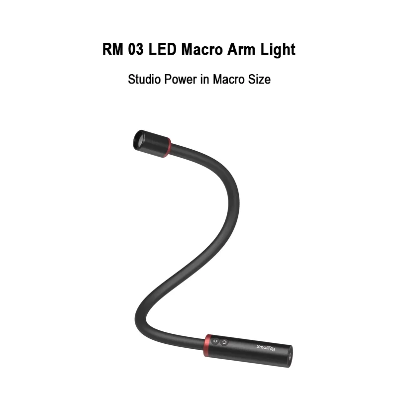 Photography Lighting Angles - BrandSmallRig RM-03 Macro Photography LED Light