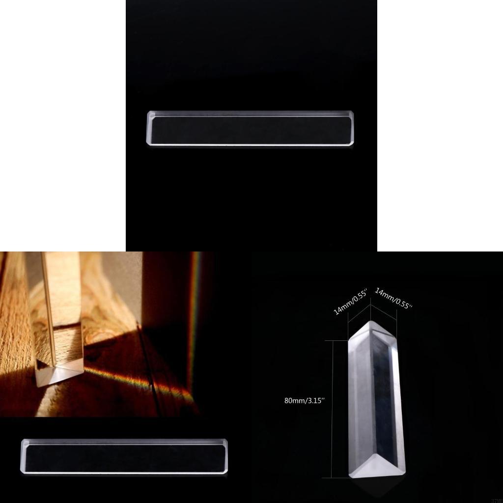 Photography Lighting Learning - 37ME Optical Glass Crystal Triangular Prism