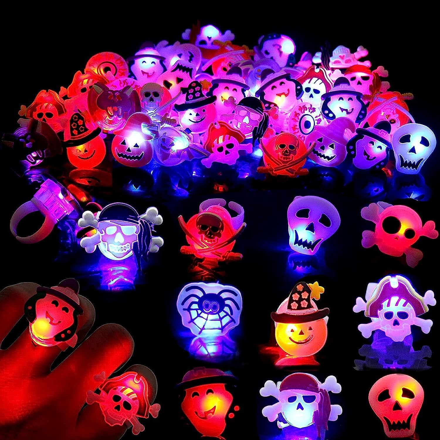 Halloween Light Up Rings for K - Led Ring Light 18 评论和价格