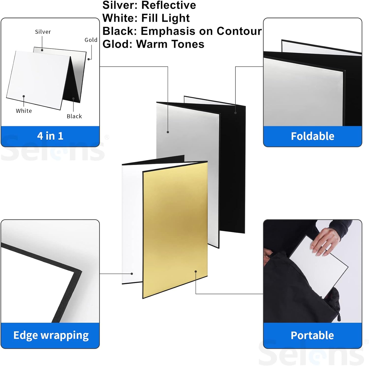 Selens Photography Light Refle - Lighting In Photography Book 评论和价格
