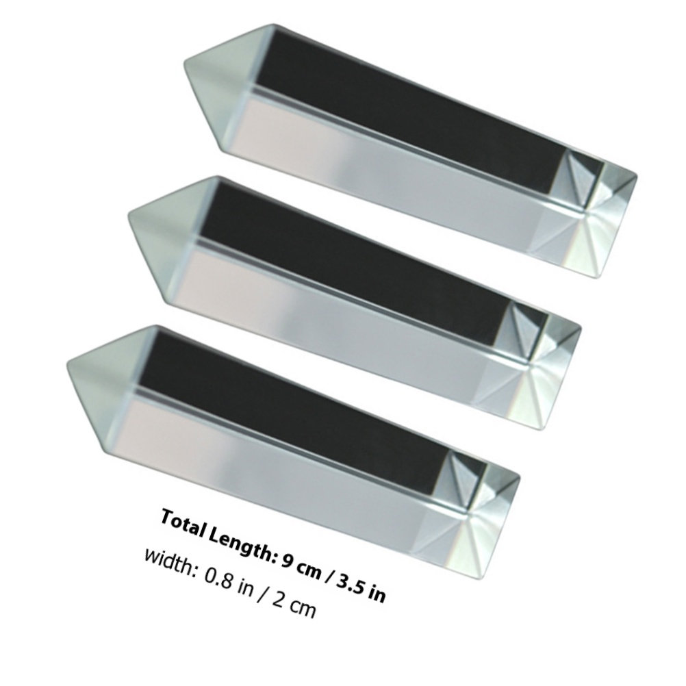 3Pcs Equilateral Optical Glass - Photography Lighting Learning 评论和价格