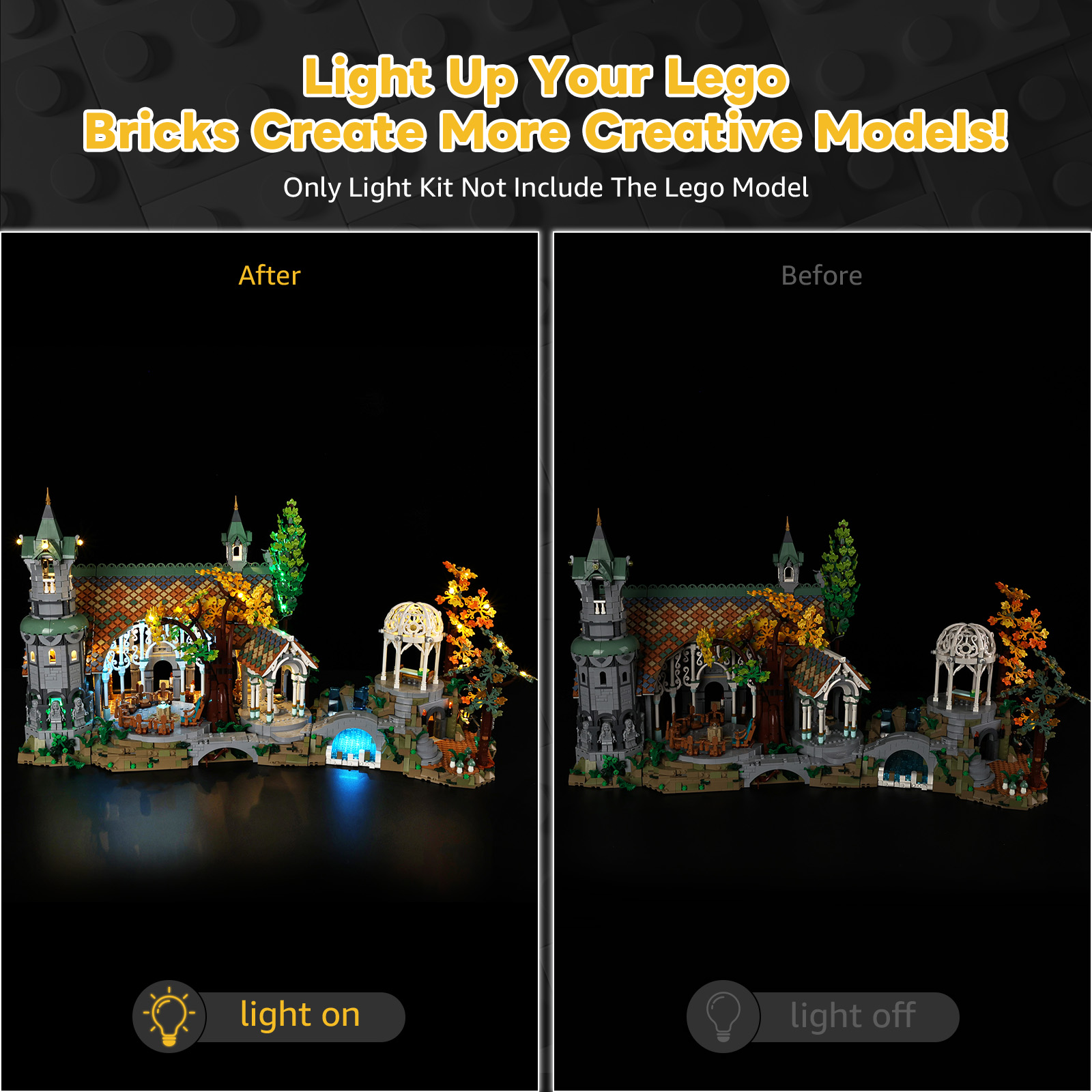 Creative LED Light Set Compati - Led Ring Light 18 评论和价格