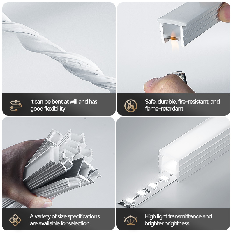 Flexible Silicone LED Channel  - Diffusion Material Roll 评论和价格
