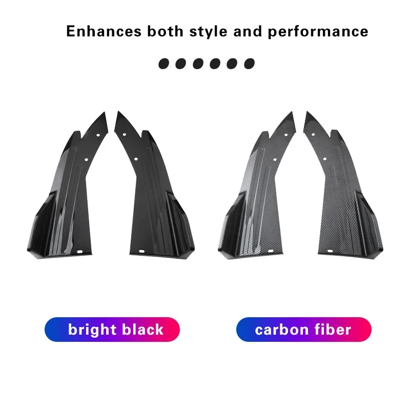 Pair Universal Car Rear Bumper - Diffusion Material Roll 评论和价格