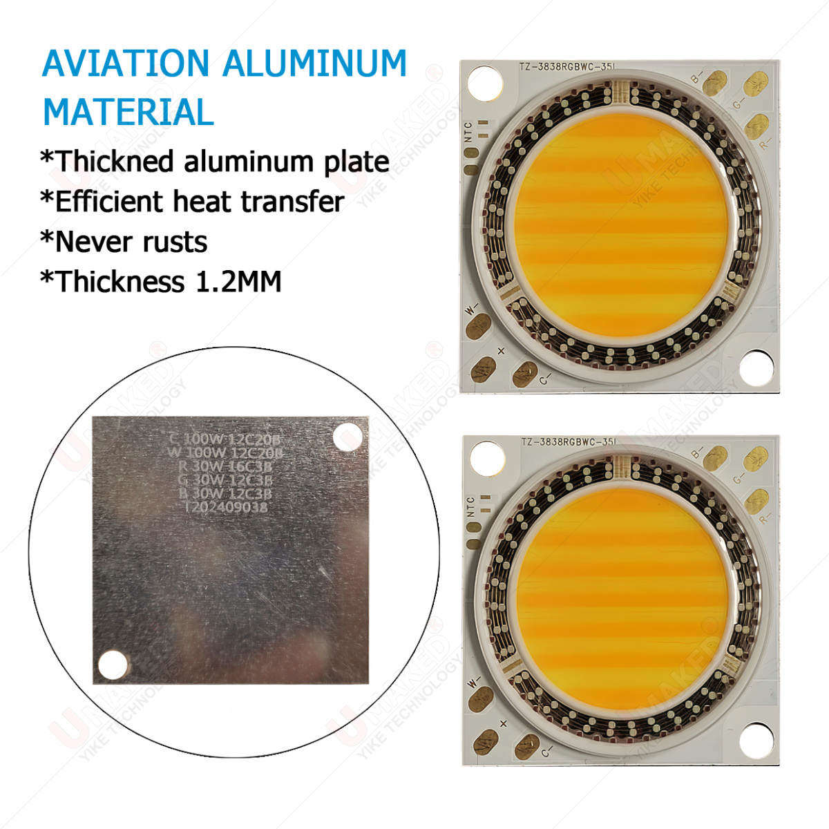 38x38mm 290W COB SMD LED Beads - Photography Lighting Options 评论和价格