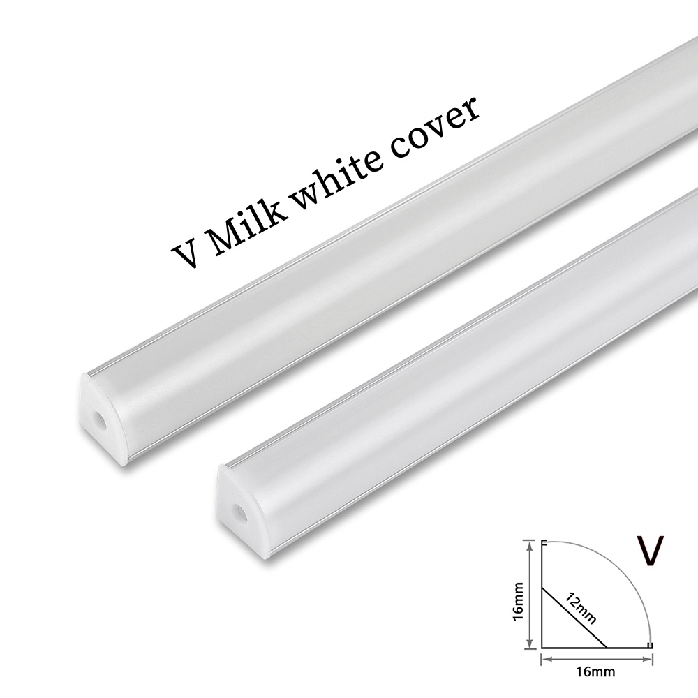 50cm Aluminium Channel for Led - Diffusion Material Roll 评论和价格