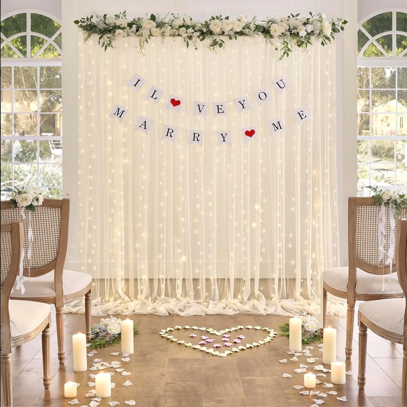 LED Tulle Backdrop Curtains, O - Photography Lighting Options 评论和价格