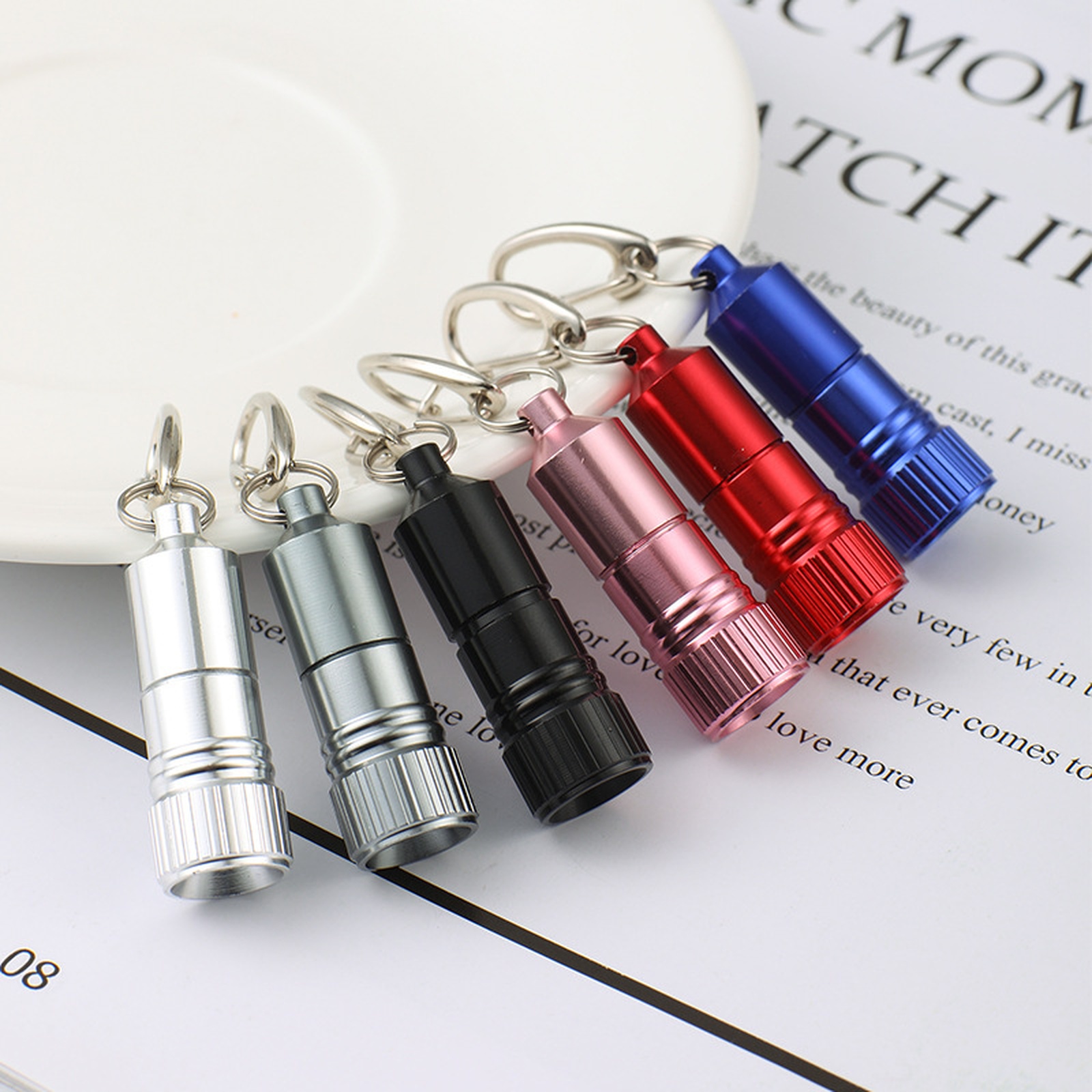  Mini Flashlight Keychain Rin - Led Ring Light 18 评论和价格