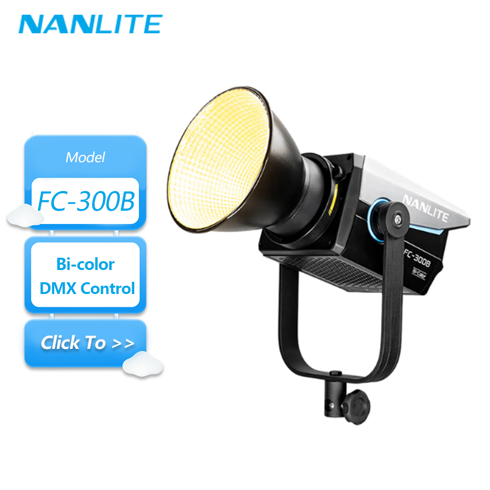Nanlite FC-300B 2700K to 6500K - Photography Lighting Angles 评论和价格