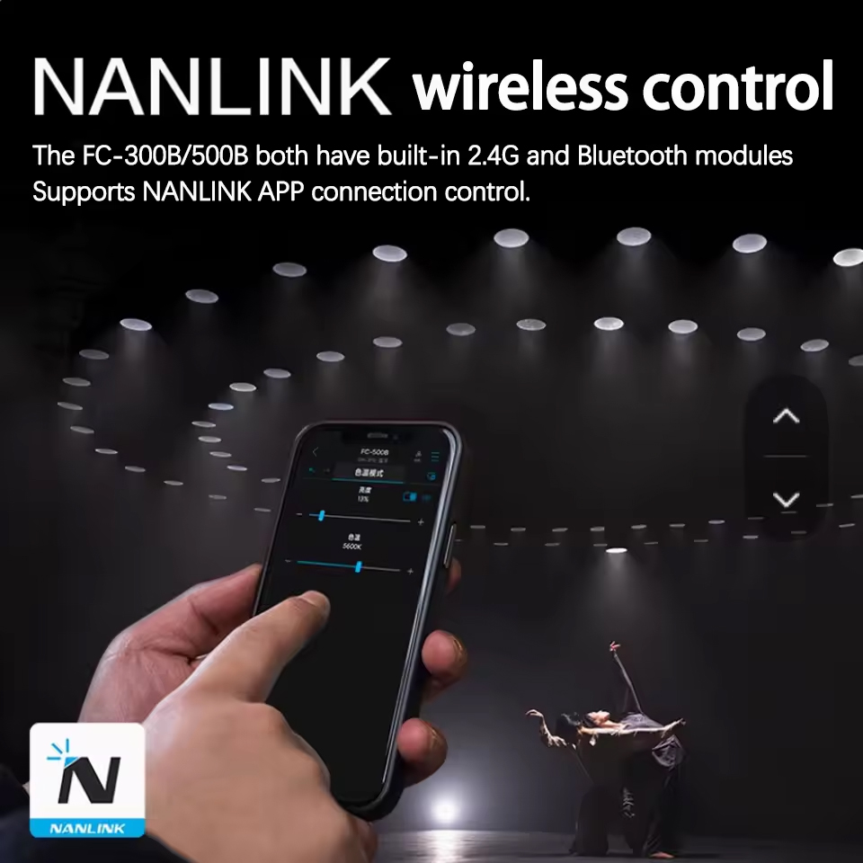 Nanlite FC-300B 2700K to 6500K - Photography Lighting Angles 评论和价格