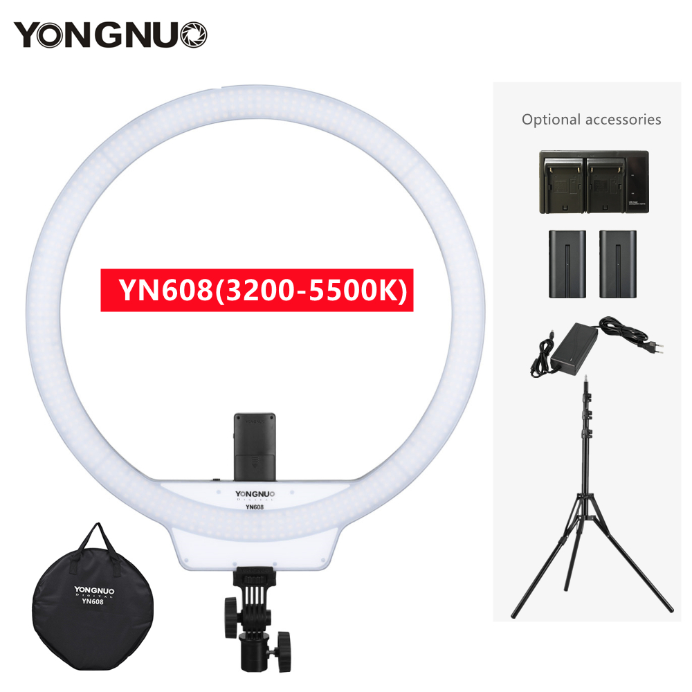 YONGNUO YN608 Studio Ring LED  - Photography Lighting Options 评论和价格