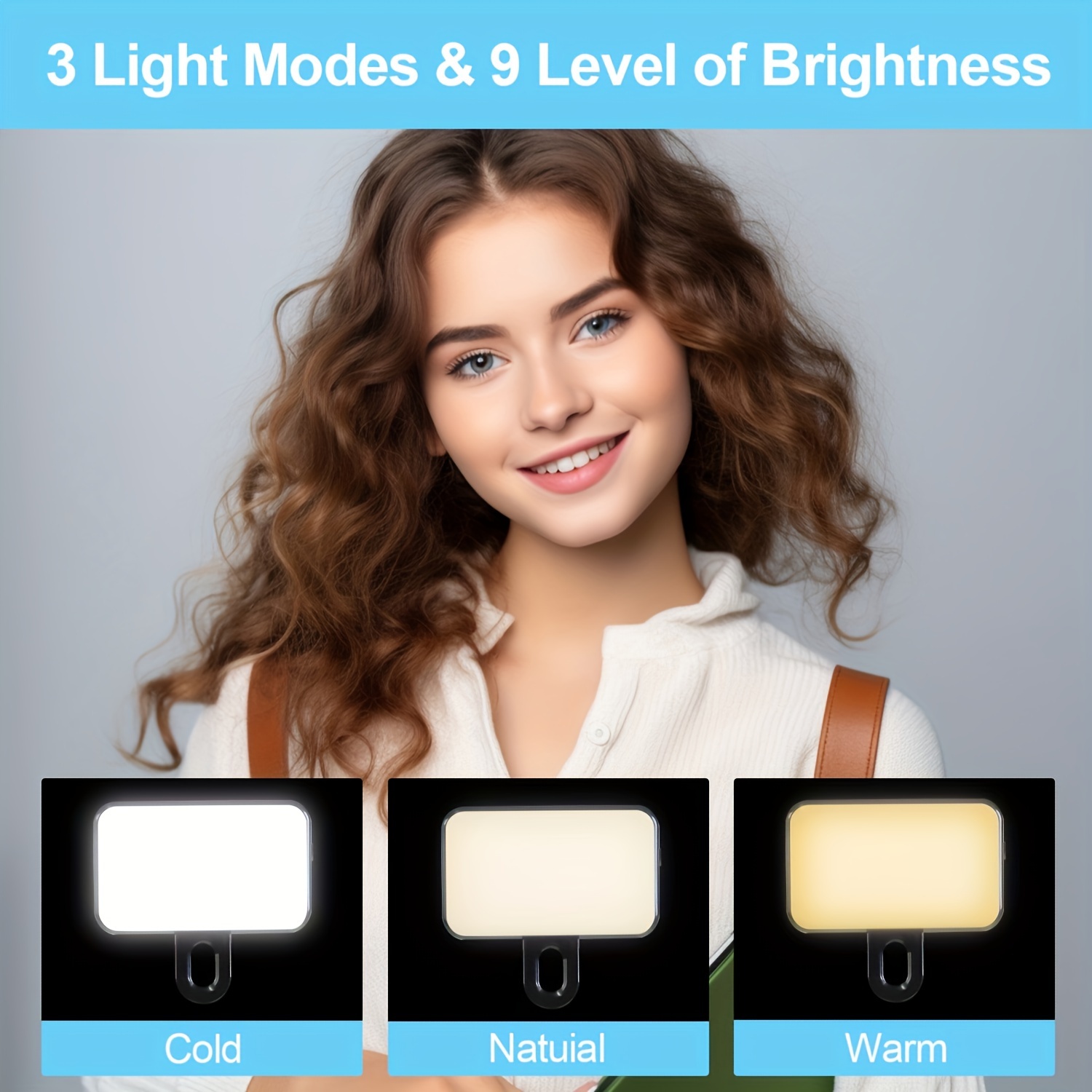 Clip-On Mobile Phone Fill Ligh - Photography Lighting Options 评论和价格