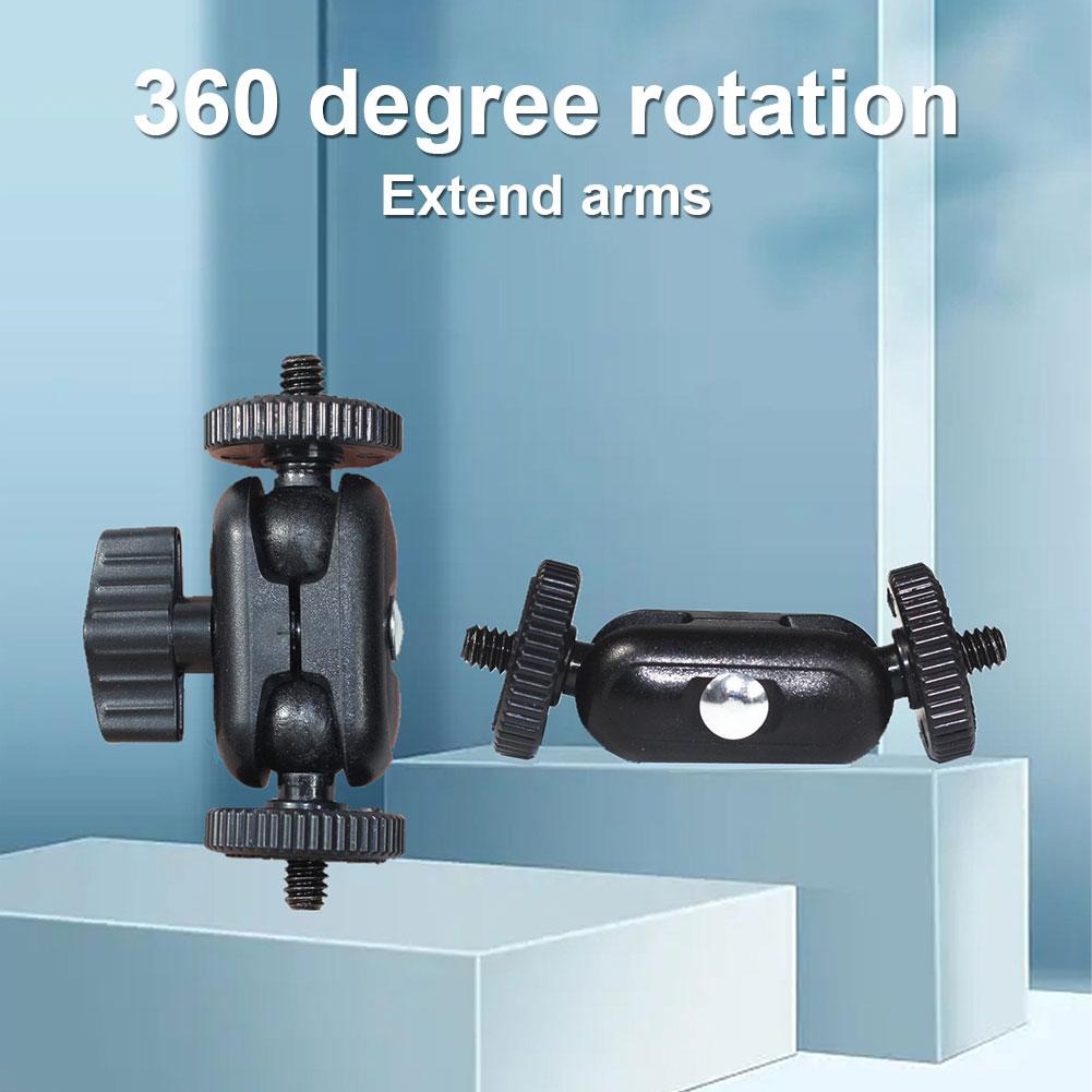 New Double Ball Heads Magic Ar - Photography Video Lighting Kit 评论和价格