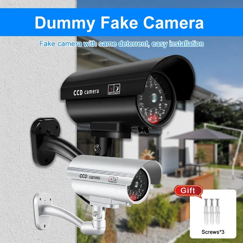 1PC Dummy Security Camera Watr - Macro Photography Led Lighting 评论和价格