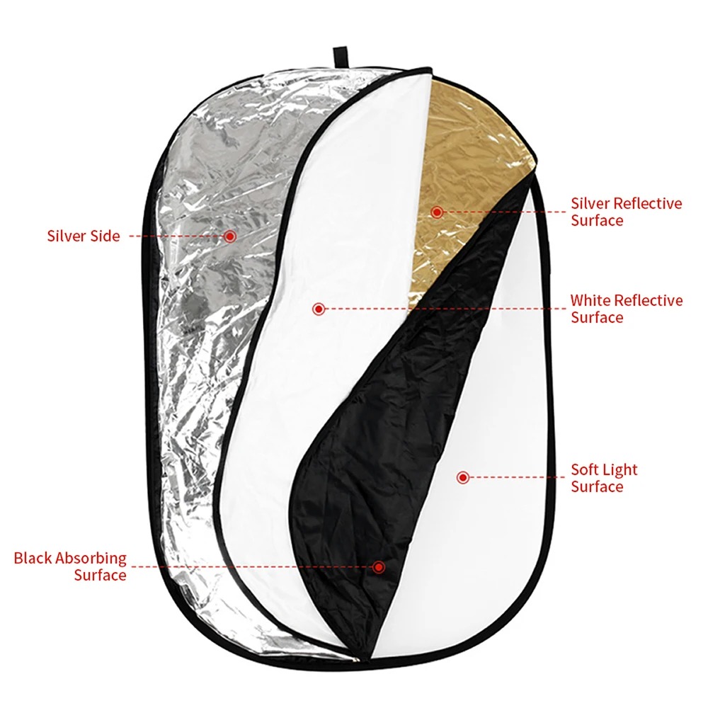 60/80/110CM 5-in-1 Collapsible - Photography Lighting Accessories 评论和价格