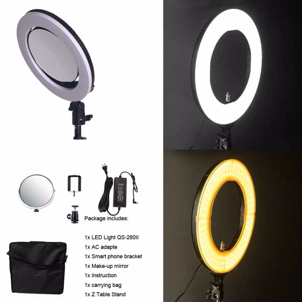 10'' QS-280II 95RA Bicolor LED - Photography Lighting Learning 评论和价格