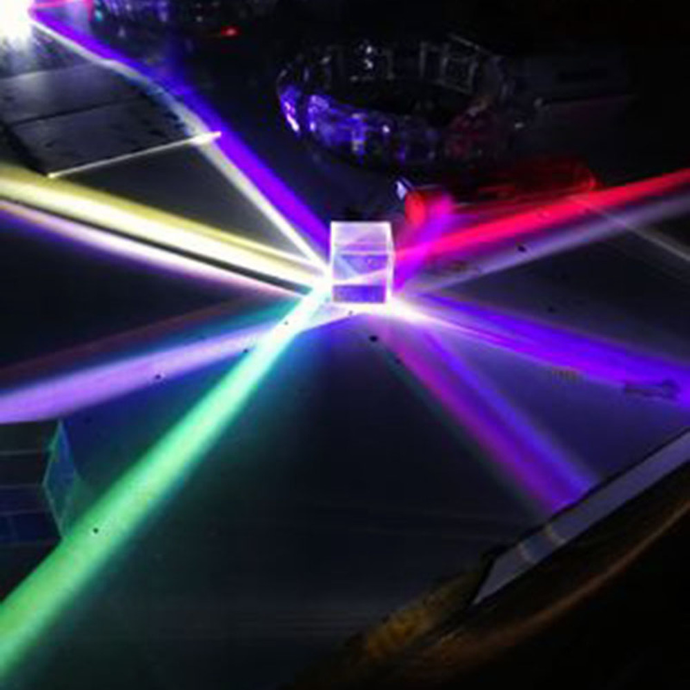 Glass Cube 23mm Dichroic Prism - Lighting Glass Photography 评论和价格
