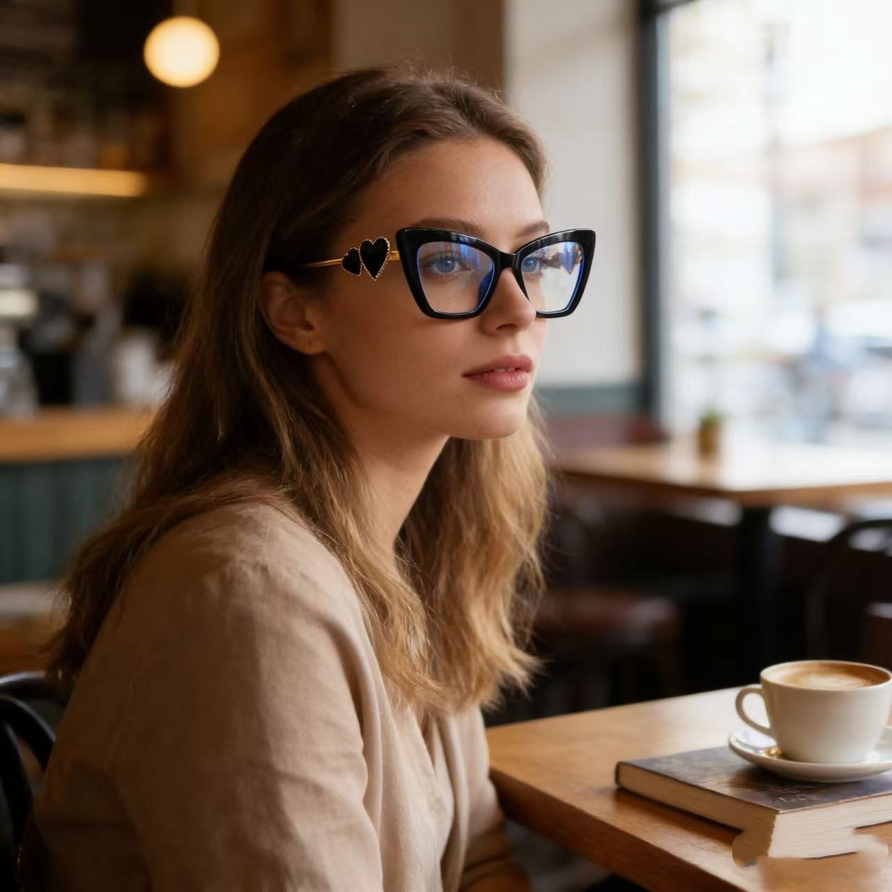 Fashion Eyeglasses for Woman L - Lighting Glass Photography 评论和价格