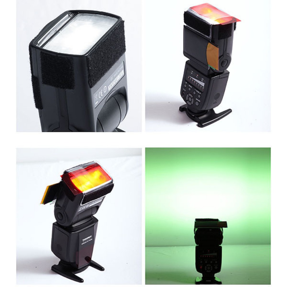 12 Colors Camera Flash Gels Li - Photography Video Lighting Kit 评论和价格
