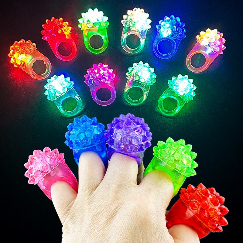 LED Light Up Ring Bumpy Rings  - Led Ring Light 18 评论和价格