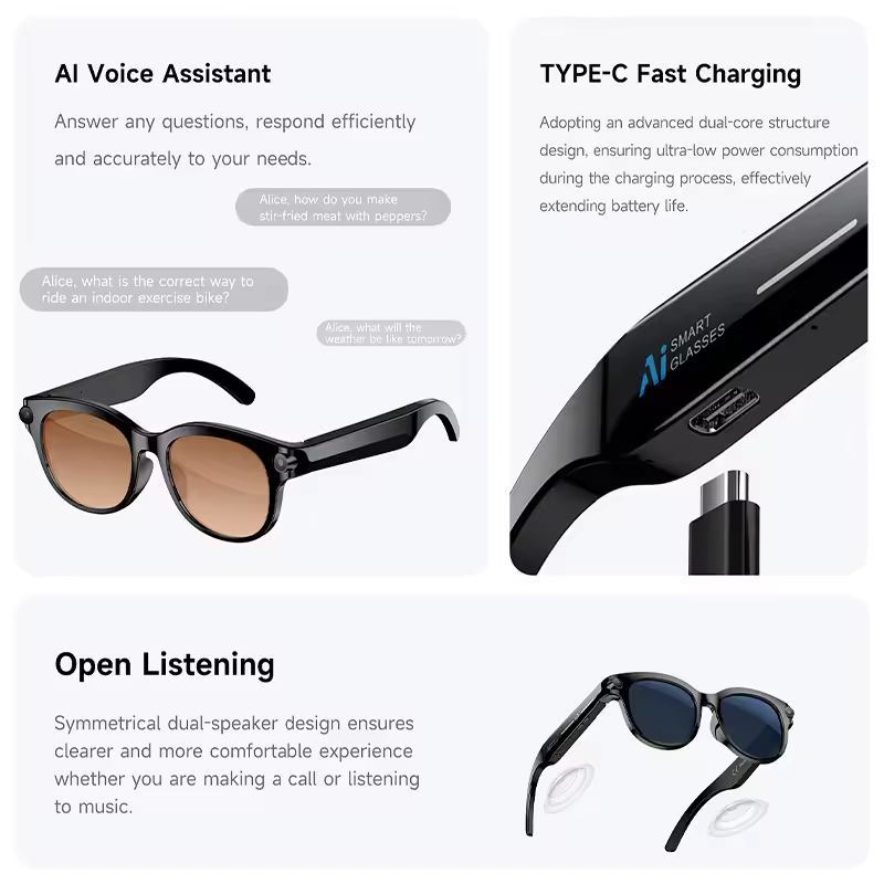 M89-S AI Smart Glasses Equippe - Macro Photography Led Lighting 评论和价格