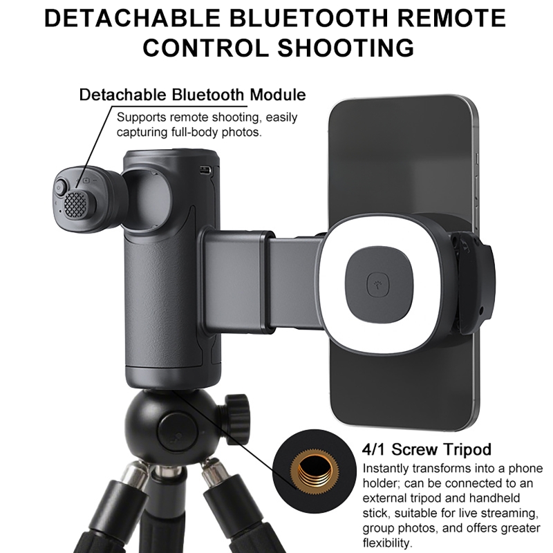 Bluetooth Selfie Handle with F - Photography Lighting Assistant 评论和价格