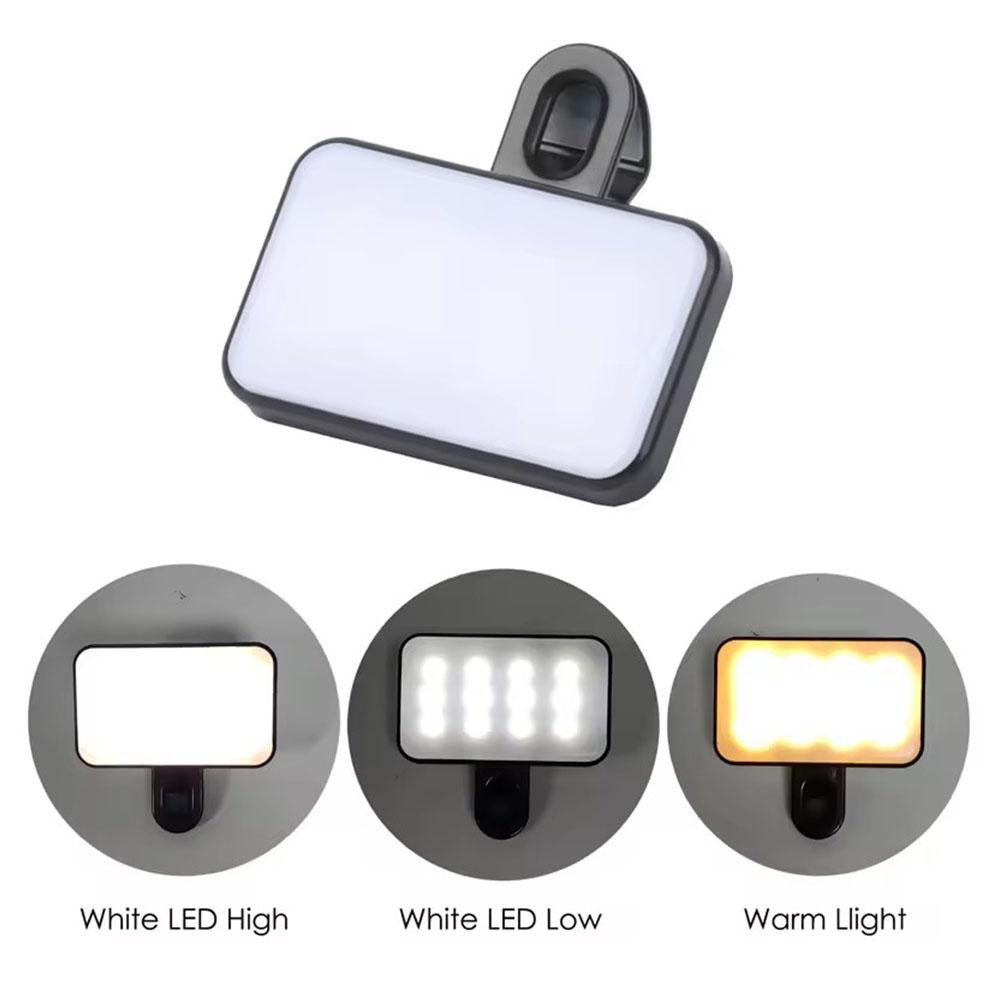 Mini LED Selfie Light 3 Color  - Photography Lighting Accessories 评论和价格