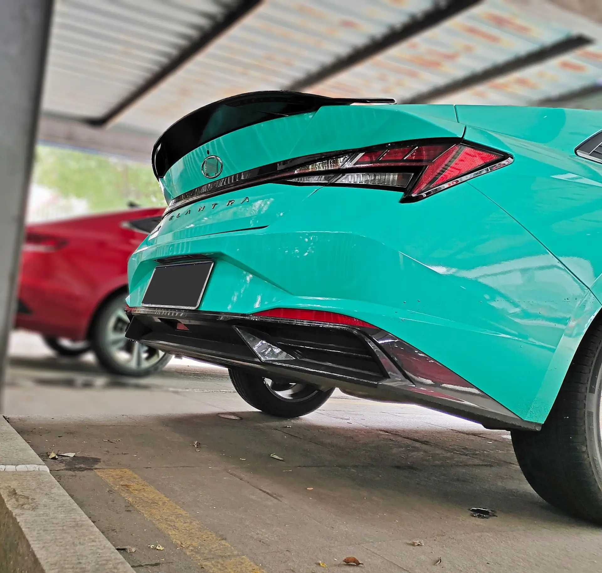 Front Bumper Splitter for Hyun - Diffusion Material Roll 评论和价格