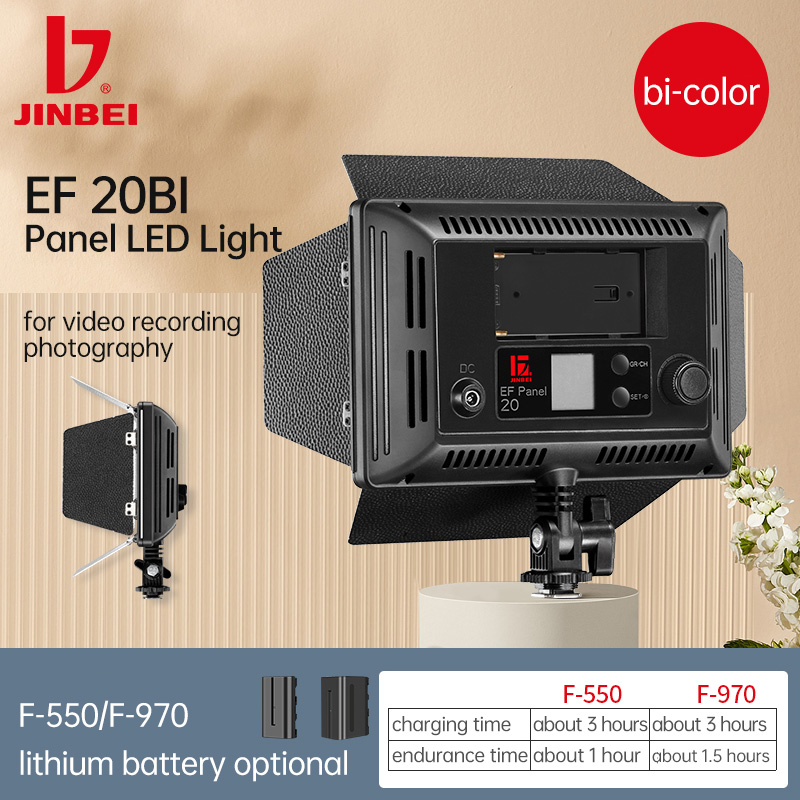 JINBEI EF20BI LED Video Light  - Photography Lighting Options 评论和价格